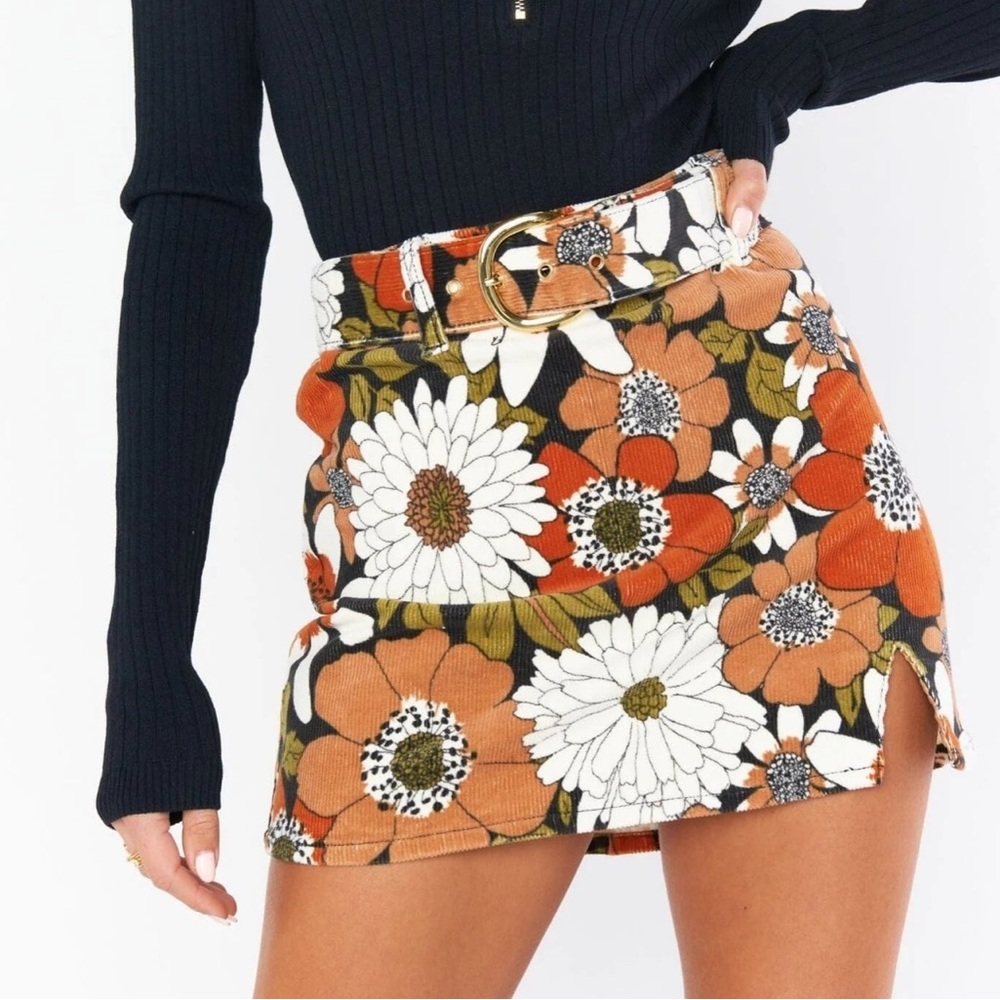 Show Me Your MuMu Tyra Belted Skirt